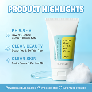 Detergente in Gel all'Acido Aminico a Basso pH Good Morning, Controllo dell'Oleosità, Bilanciamento del PH, Pulizia Delicata per Tutti i Tipi di Pelle - Product Image 5