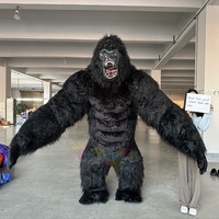 Costume de mascotte gonflable singe gorille CE Ape King Kong, personnalisé, pour cosplay anime, déguisement à thème, carnaval