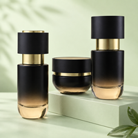 Ensemble de flacons cosmétiques en verre haut de gamme, flacon pour lotion, essence, fond de teint liquide, emballage haut de gamme pour soins de la peau, récipient rechargeable