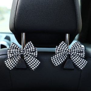 Car Headrest Hooks Bow Tie Design PVC Material For Car <b>Interior</b> Decoration Women's <b>Accessory</b> - Product Image 2