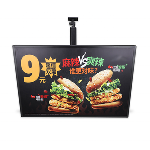 Siêu mỏng <span class=keywords><strong>LED</strong></span> <span class=keywords><strong>Snap</strong></span> khung hình chữ nhật kính Bảng menu màn hình cho thức ăn nhanh nhà hàng cửa hàng trang trí áp phích hiển thị hộp Đèn - Product Image 1