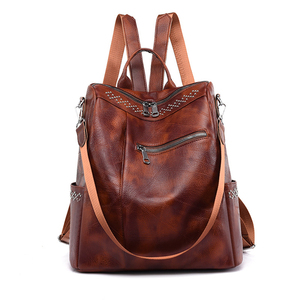 Zaino <span class=keywords><strong>Mini</strong></span> Antifurto Trendy <span class=keywords><strong>2026</strong></span> per Donne, Borsa Scolastica alla Moda in Pelle PU con Fodera in Poliestere per Adolescenti - Product Image 3