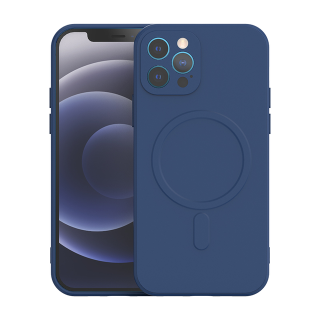 2024 Wholesale Magnetic Magnet Soft Phone Cases Cover  Silicon Phone case  for  iPhone 16 15 14  11 12 13 Pro Max