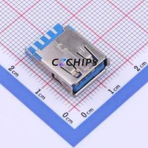 KH-3.0AF90-18.55HX USB Connector Connector ( Connector Type: Type-A )( Protocol Standard: USB 3.0 )( Gender: Female ) - Product Image 1