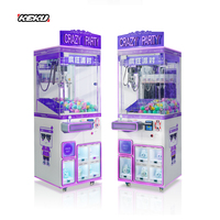 Machine à griffes pour poupées avec des prix excitants et un jeu de poussée de pièces pour enfants, Nouveauté