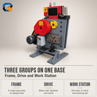 Petite presse à poinçonner et à cisaillement mécanique pour le travail du métal, 360 KN, équipement multifonctionnel de poinçonnage et de cisaillement pour la fabrication d'acier