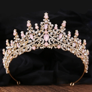 Diadème de cheveux de mariage personnalisé Amelia Diadème de mariée en cristal Couronne de diadème en argent Accessoires de cheveux de mariage Coiffures Bijoux de tête - Product Image 1