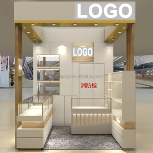 Tự làm đồ trang sức Showcase thiết kế nội thất thanh lịch kính hiển thị phong cách tủ kệ đồ trang sức kiosk cho hoàn hảo Showcase hiển thị - Product Image 2