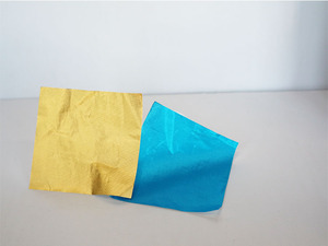 Food Packaging Chocolate Wrapping Paper <b>Laminated</b> Gold Aluminum Foil <b>Sheet</b> - Product Image 5