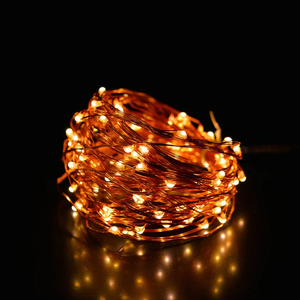 Waterproof <b>LED</b> String Lights with Micro Dot Copper Wire DC <b>Power</b> <b>Supply</b> for Home Holiday Party and Christmas Decorations - Product Image 1