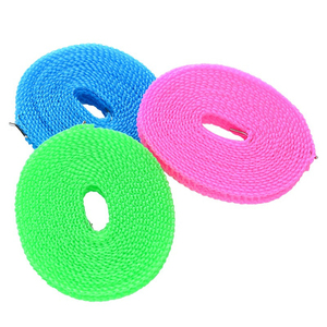 Color Random 3/5 Meter Long Outdoor Clothesline Nylon Non-slip <b>Laundry</b> Line Rope Travel Business Clothes Cord - Product Image 1
