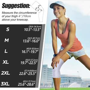 Attelle de genou pour la douleur au genou, genouillère réglable avec stabilisateurs latéraux, bandage ultra-doux pour le sport, la course à pied, déchirure du ménisque - Product Image 6