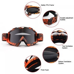 <span class=keywords><strong>Gafas</strong></span> de Motocicleta de Diseño con Lentes Polarizadas de <span class=keywords><strong>Espejo</strong></span>, <span class=keywords><strong>Gafas</strong></span> de <span class=keywords><strong>Motocross</strong></span> para Carreras, Protección UV400, <span class=keywords><strong>Gafas</strong></span> de Seguridad para Deportes de Motor, Logotipo Personalizado - Product Image 3