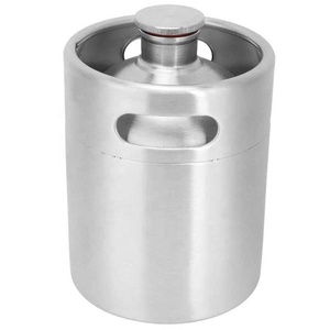 Barril de Cerveza de Acero Inoxidable de 2L/3.6L con Tapa para Suministros de Elaboración de Vino en Casa y Hoteles, Limpiador Ultrasónico de 2L/3.6L - Product Image 1