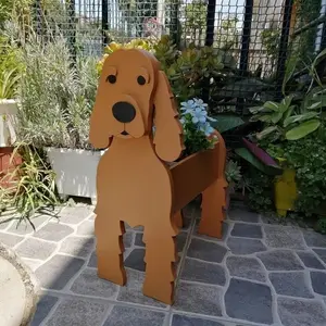 Seminatrice per cani da compagnia decorazione per esterni vaso cesto di fiori artigianato da giardino