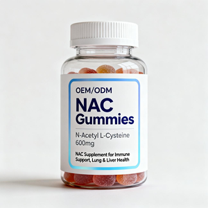 OEM/ODM วิตามินกัมมี่ <span class=keywords><strong>NAC</strong></span> แอล-ซิสเทอีน 600 มก. สำหรับผู้ใหญ่ อาหารเสริม <span class=keywords><strong>NAC</strong></span> เพื่อเสริมสร้างภูมิคุ้มกัน บำรุงปอด ตับ และระบบย่อยอาหาร - Product Image 1