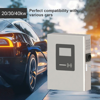 Wallbox DC EV Chargeur Fabricants 20kw 30kw Taux de Puissance Ccs2 GBT Ccs Chademo DC Station de Charge pour Commercial