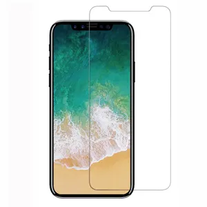 Grosir universal antiguncangan freefron ukuran kustom lembaran ponsel 9h 2.5d kaca antigores pelindung layar untuk iphone