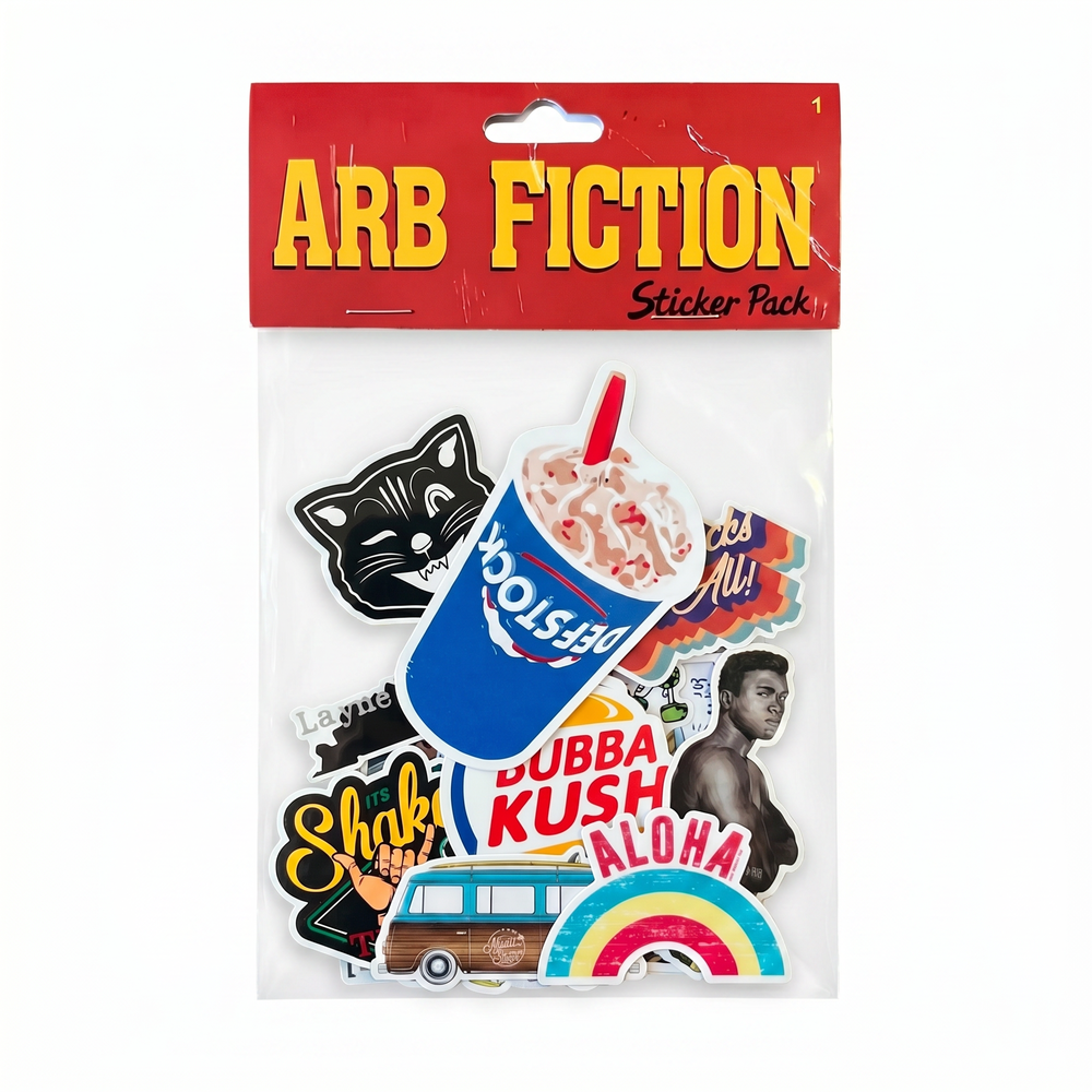 Promotional Die Cut Vinyl Stickers In Opp Bag Custom Multiple Designs Acceptable Self Adhesive Sticker Packs