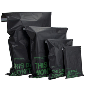 Bag Mailing Custom Biodegradable Poly Mailers Bag Eco Pe Express Mailing Courier Shipping Envelope Recycled Plastic Black Postage Bag For Business