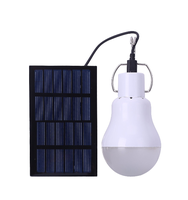 Lampes solaires à LED rechargeables avec télécommande, panneau solaire rechargeable et 12 puces LED pour l'extérieur