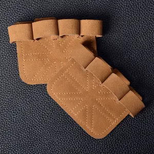 2024 New Gym Fitness Weightlifting Cowhide Leather Elastic Wrist Guard Palm Support Palm Protectors Hand Guards