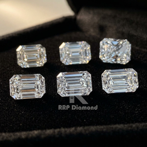 Diamant blanc fantaisie taille émeraude CVD, certifié IGI, VVS1, 0,60-0,69 carat - Product Image 3