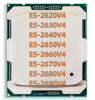 Processeur CPU d'occasion E5-2696V4 2697V4 2698V4 2699V4 2697AV4 pour serveurs, type de socket LGA 2011 L3