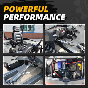 Spedizione Gratuita, Escavatore Cingolato Mini Powston 2t 1.5 Tonnellate con Motore Yanmar, Alta Potenza di Scavo per Uso Agricolo, Piccolo Escavatore - Product Image 5