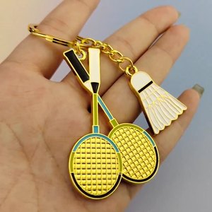 Stock Sport ciondolo Souvenir regalo ping pong Badminton portachiavi Golf boxe Baseball <span class=keywords><strong>Bowling</strong></span> vari Sport in lega di zinco portachiavi - Product Image 2