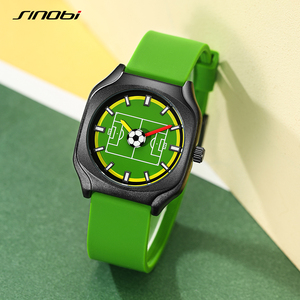 Montre <span class=keywords><strong>de</strong></span> sport au design créatif <span class=keywords><strong>de</strong></span> terrain <span class=keywords><strong>de</strong></span> football pour <span class=keywords><strong>les</strong></span> fans <span class=keywords><strong>de</strong></span> football internationaux, bracelet en silicone vert, montre à quartz pour <span class=keywords><strong>les</strong></span> grands événements <span class=keywords><strong>de</strong></span> football - Product Image 6