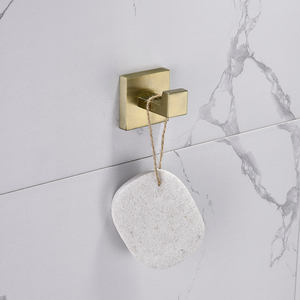 Cuarto <span class=keywords><strong>de</strong></span> ducha <span class=keywords><strong>de</strong></span> acero inoxidable SUS 304 brocha cuadrada oro montado en la pared <span class=keywords><strong>de</strong></span> 4 piezas <span class=keywords><strong>de</strong></span> baño conjunto <span class=keywords><strong>de</strong></span> accesorios - Product Image 5