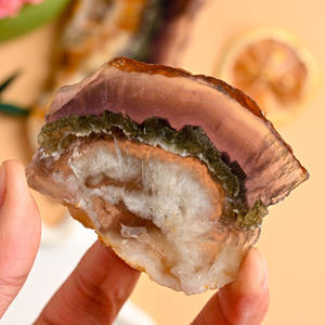 Cristaux de pyrite sélénifère aciculaire en fluorite rutile, cristal de guérison, vente chaude, tranches de cristal pour collection - Product Image 2