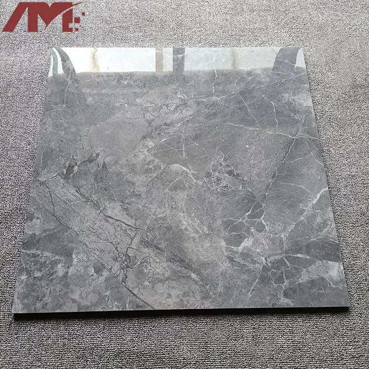 gray floor glazed polished porcelain chinese marble tiles 60x60