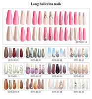 Vente chaude plus de 100 styles femmes presse sur les ongles et les cils cils emballage boîte ensemble Kit