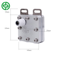 Ano-célula de electrólisis HHO, célula generadora de hidrógeno MMO, electrodo de titanio, membrana celular de electrolización