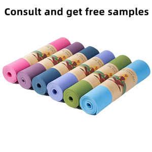 Tapete de Yoga de TPE con Superficie Texturizada, Tapete de Ejercicio Antideslizante de Alta Resistencia para Yoga, Pilates y Ejercicio Diario - Product Image 1