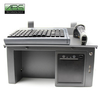 Système de caisse enregistreuse de supermarché ABS, modèle ABS1220, système d'exploitation Windows, processeur J1900, résolution 1280x800 DPI, 4 Go de RAM, imprimante thermique 58 mm