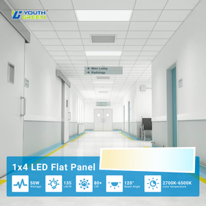 Pannello <span class=keywords><strong>LED</strong></span> Piatto Intelligente WiFi/Bluetooth con Controllo Tuya 1x4FT 2700K-6500K, Luce da Soffitto Quadrata Incassata/Sospesa per Aula e Ufficio - Product Image 2