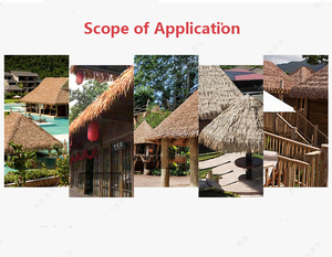 Techo de hierba Sombrilla de paja Plástico Artificial Techo artificial sintético <span class=keywords><strong>Palma</strong></span> Sintetica - Product Image 6