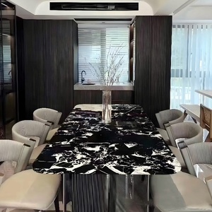 Thiết kế nội thất thanh lịch phong cách sang trọng Marbre Taj Mahal tùy chỉnh Noir Grand Antique Đen Đá Cẩm Thạch cầu thang với chất lượng cao cấp - Product Image 4