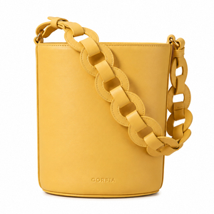 Sac seau en cuir PU pour femmes, sac à main à bandoulière tendance, sangle tissée, grande capacité, sac bandoulière pour usage quotidien - Product Image 1