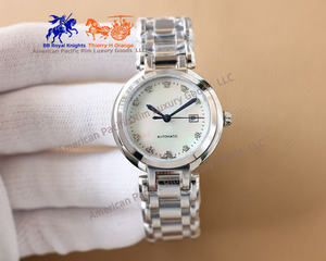 Reloj de Pulsera de Cuarzo Longnes Simple Luxury para Mujer, Acero Inoxidable con Esfera de Diamantes de Imitación, Regalo Perfecto para Damas - Product Image 4