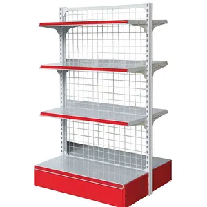 Hot Sale Double Sided Shelves For Supermarkets Shop Display Shelving Store Rack Retail