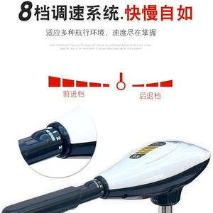 Apisqueen Outboard Motor 24V 260Lbs Thrust Brushless Electric For 4-6M Boat Retrofit - Product Image 4