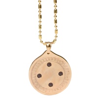 Collier Pendentif Quantique Énergétique en Germanium Acier Inoxydable Bio-Science Vintage pour Enfants, Cadeau Bouddhiste Bouddha - Vente en Gros