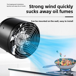 <span class=keywords><strong>Extractor</strong></span> de Humo Silencioso de Metal de 4/6/7/8/10/12 Pulgadas, Ventiladores de Ventilación de 160 mm, <span class=keywords><strong>Extractor</strong></span> de Aire <span class=keywords><strong>para</strong></span> <span class=keywords><strong>Cocina</strong></span> de Restaurante - Product Image 6