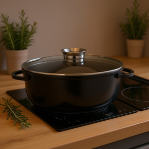 Asador Gourmet CerXL de 8 L, 38x25 cm, con Tapa de Vidrio para Horno - Product Image 3