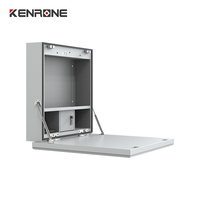 KENRONE Bureau mural escamotable peu encombrant avec alarme anti-effraction, poste de travail mural pour petit appartement, maison d'hôtes, achat en gros