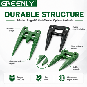 Protection de couteau pour moissonneuse-batteuse à dents doubles et triples, pièces de rechange pour machines <span class=keywords><strong>agricoles</strong></span> - Product Image 4